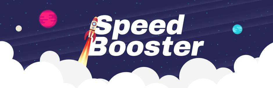 banner of speed booster pack