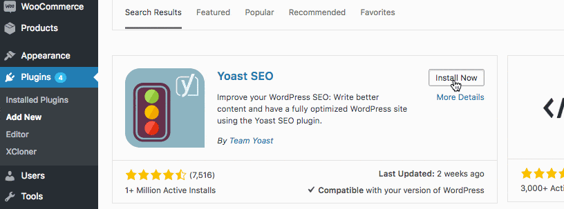 WordPress Install SEO Yoast
