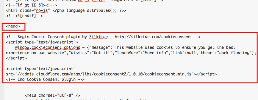 How To Display Cookie Notice On Wordpress Without Any Plugins