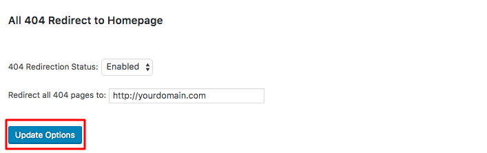 WordPress 404 Redirect to Homepage