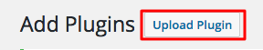 WordPress Upload Plugin Button