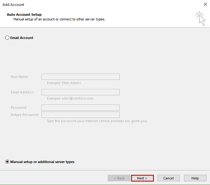 Outlook Hesap Ekleme