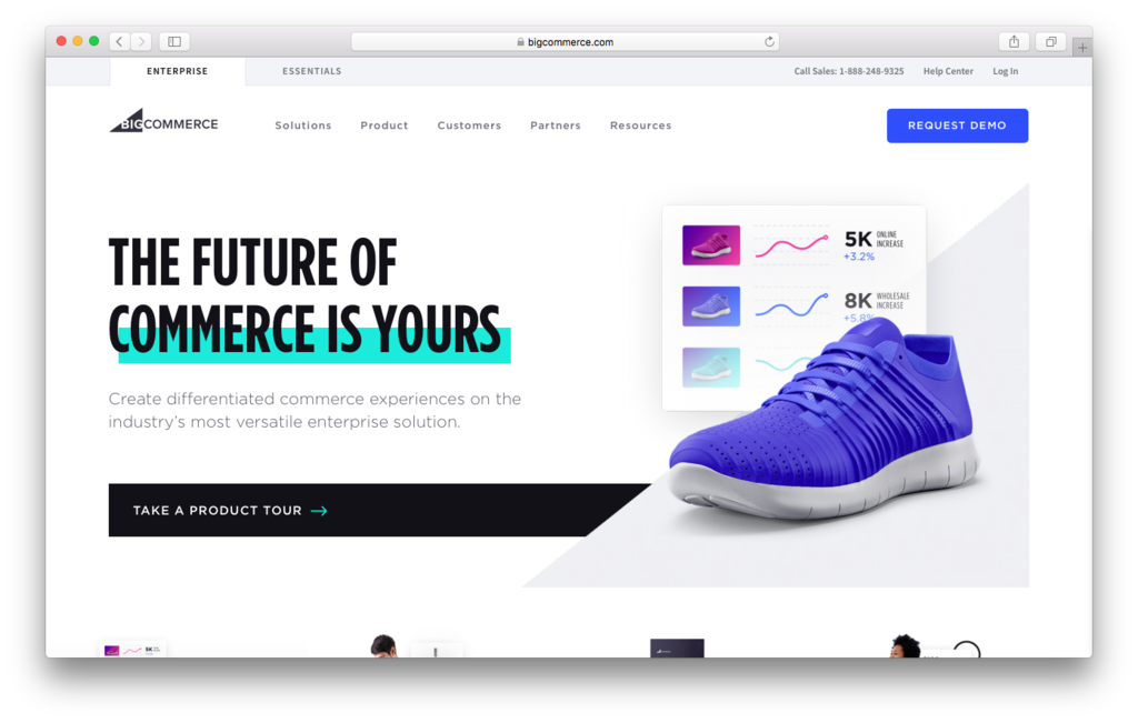 BigCommerce's website is SSL protected.