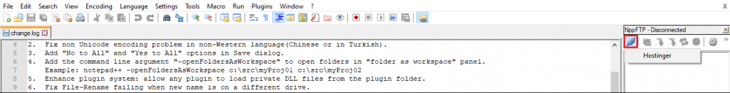 Connecting Notepad++ to your hosting account via an FTP connection