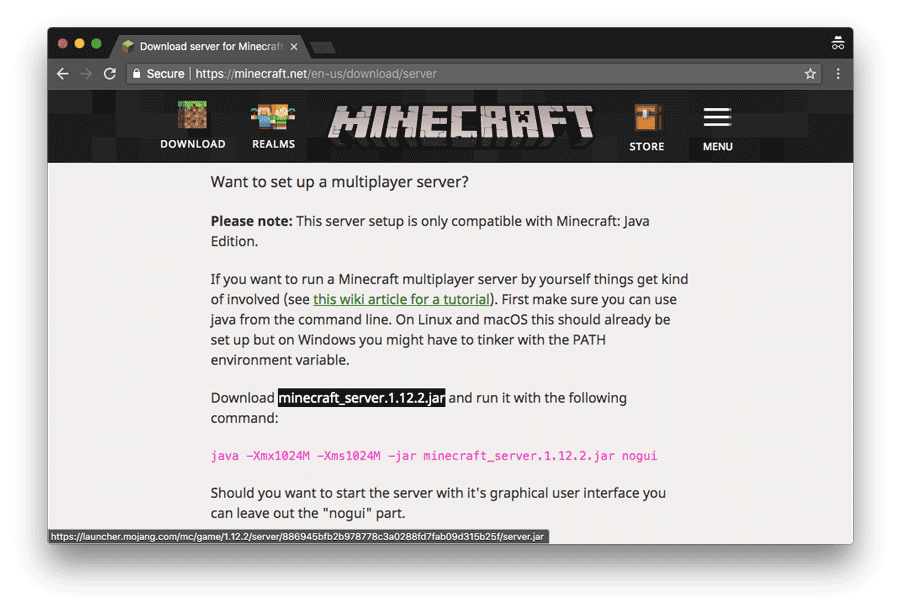 minecraft 1.13 mac free download