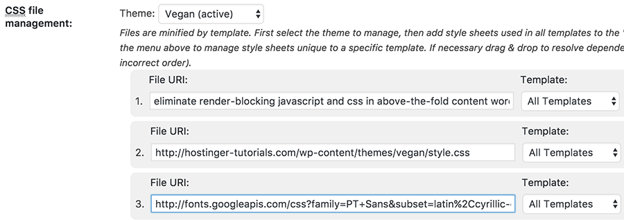 eliminate render-blocking javascript and css in above-the-fold content WordPress