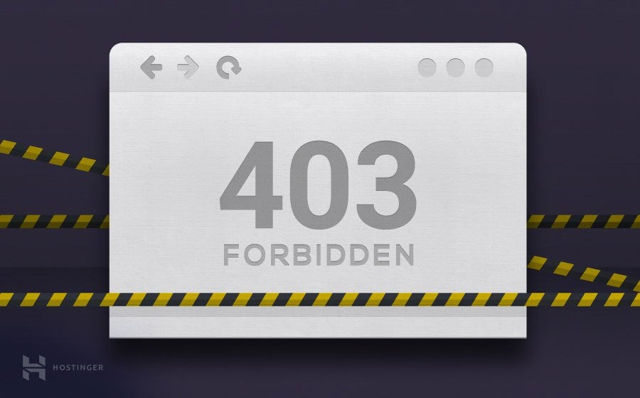 What do I do if I have a 403 forbidden page? - OVHcloud