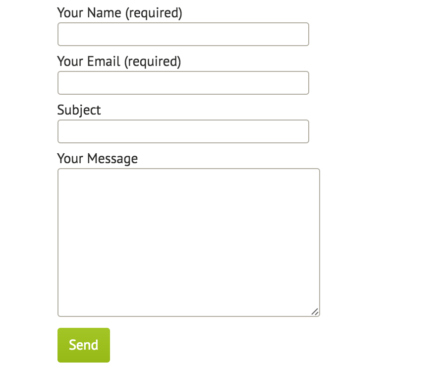 xuất bản contact form 7