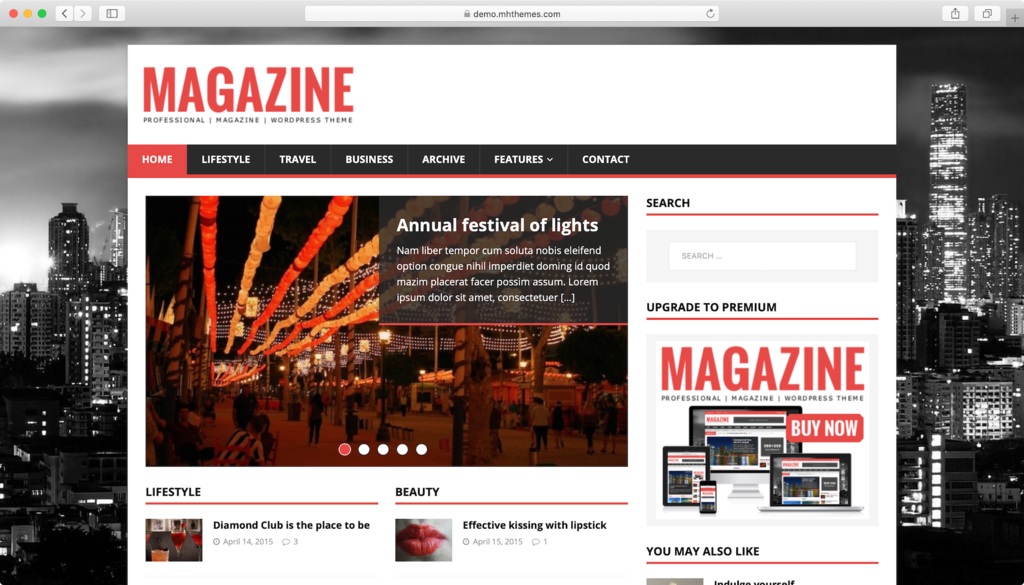 theme wordpress tạp chí miễn phí - MH Magazine Lite