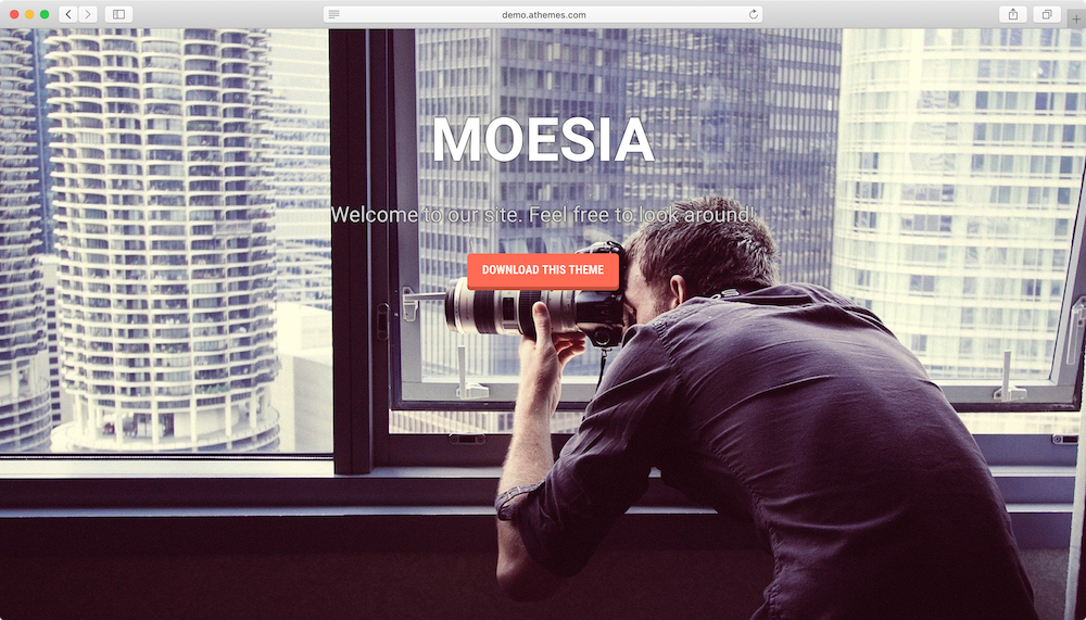 theme WordPress free Moesia Responsive