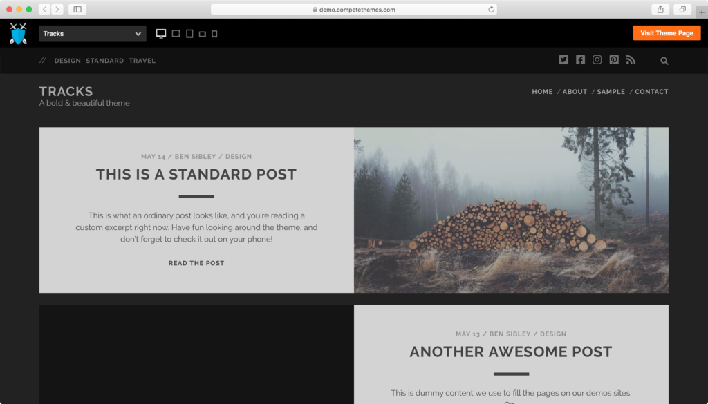 Interior Lite Free WordPress theme.