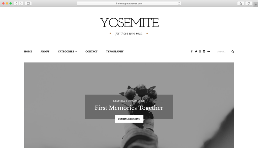 Theme WordPress Free Yosemite