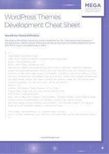 WordPress Cheat Sheet
