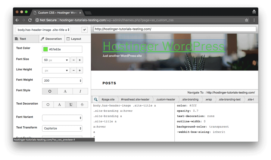 Cara menambahkan CSS di WordPress dengan plugin SiteOriginin dan kelola segalanya di interface editor