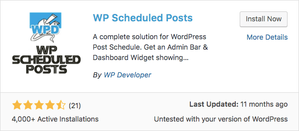 Menjadwalkan post di WordPress dengan plugin wp scheduled posts