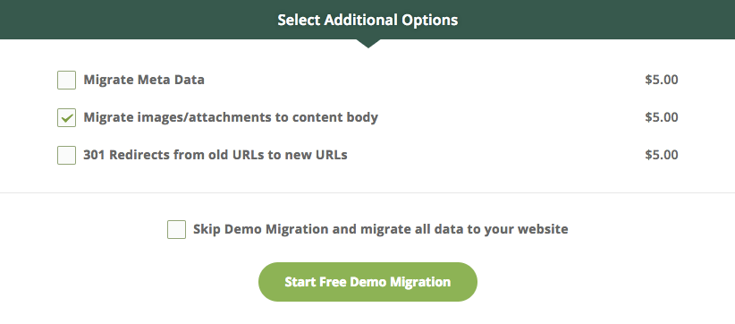 cms2cms additional additional migration options