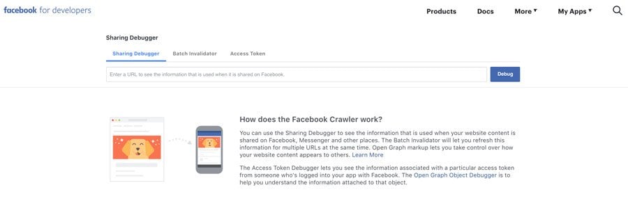 Tool Facebook Debugger