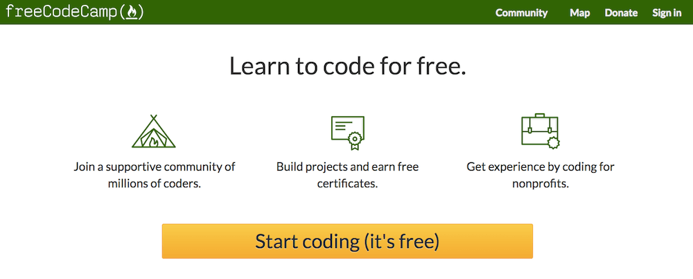 Learn coding online for free with Free Code Camp