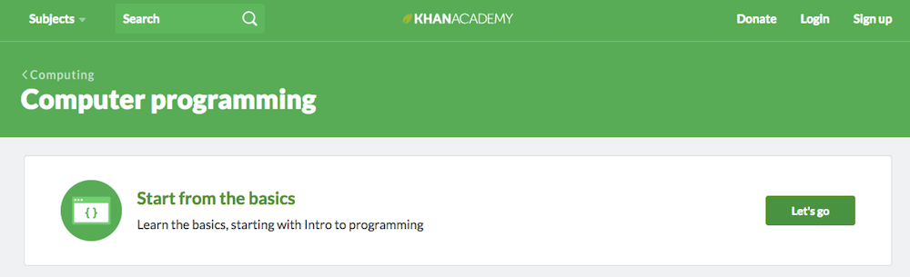 Learn coding online for free with Khan Academy