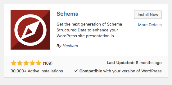 Schema WordPress plugin