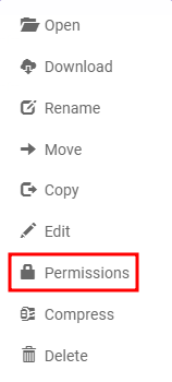 Choosing Permissions on Hostinger_s File Manager