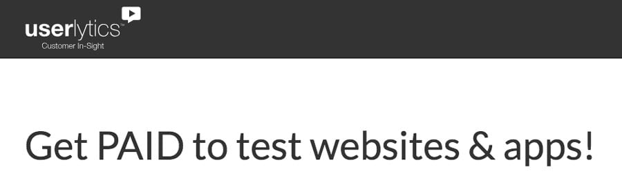 Make money online by testing apps and websites