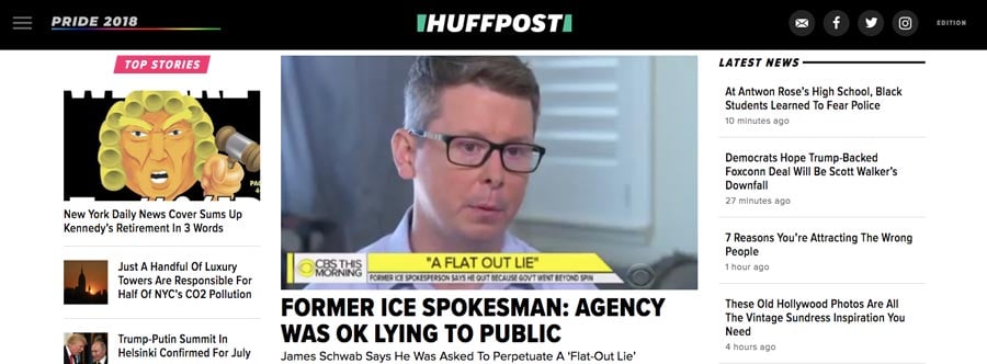 Huffpost Homepage