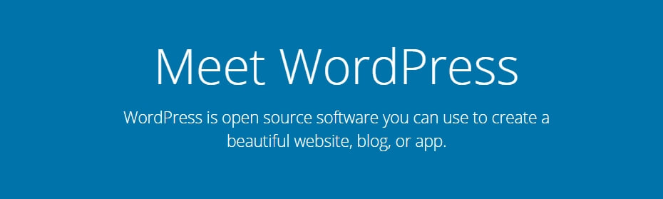 La page d'accueil WordPress, meilleure plateformes blog