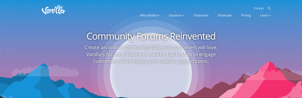 Vanilla forums banner