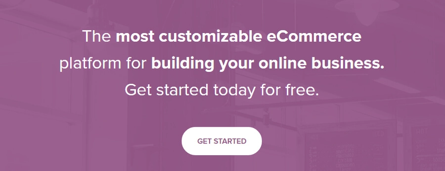 The WooCommerce homepage.