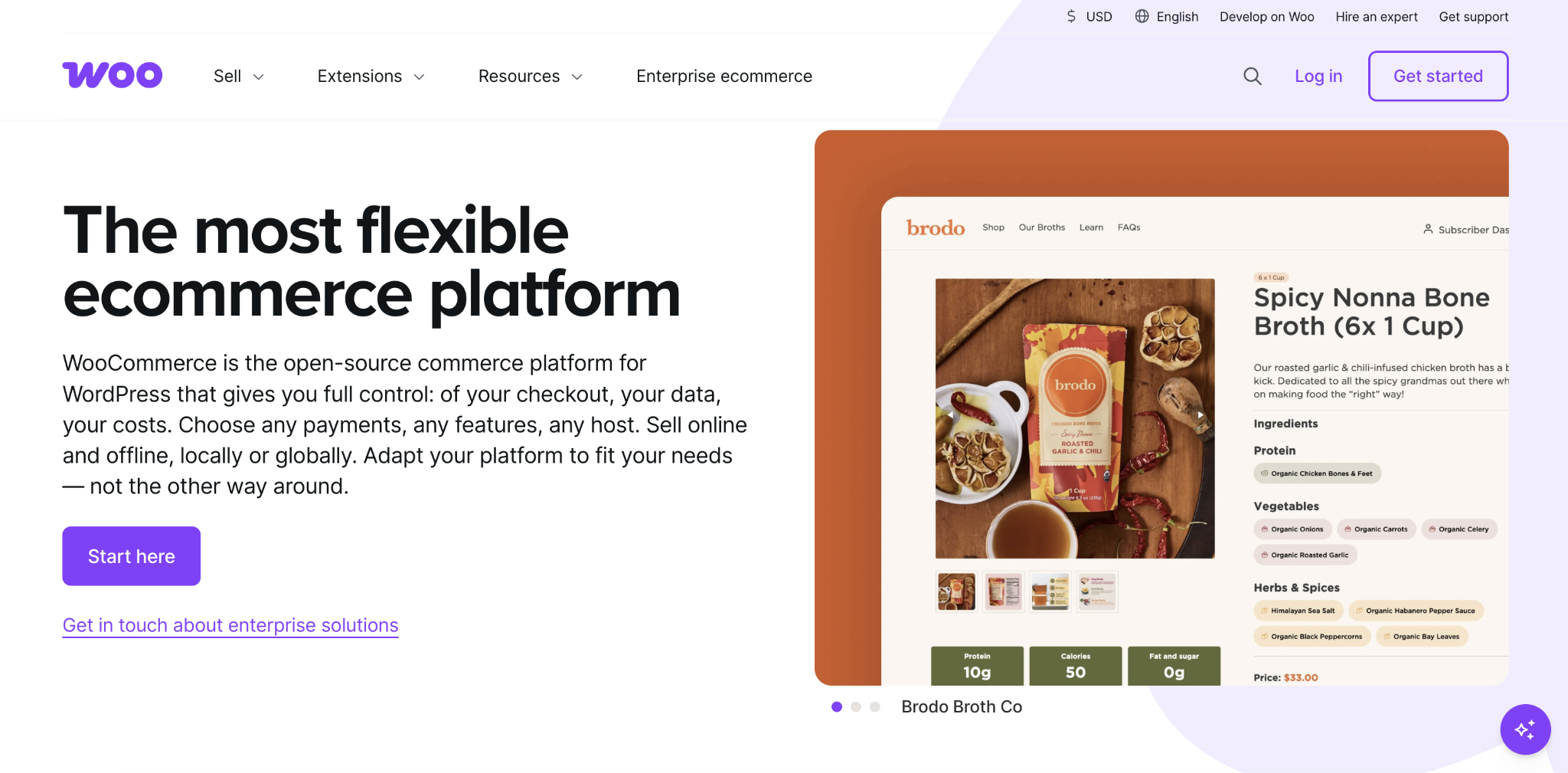 WooCommerce page