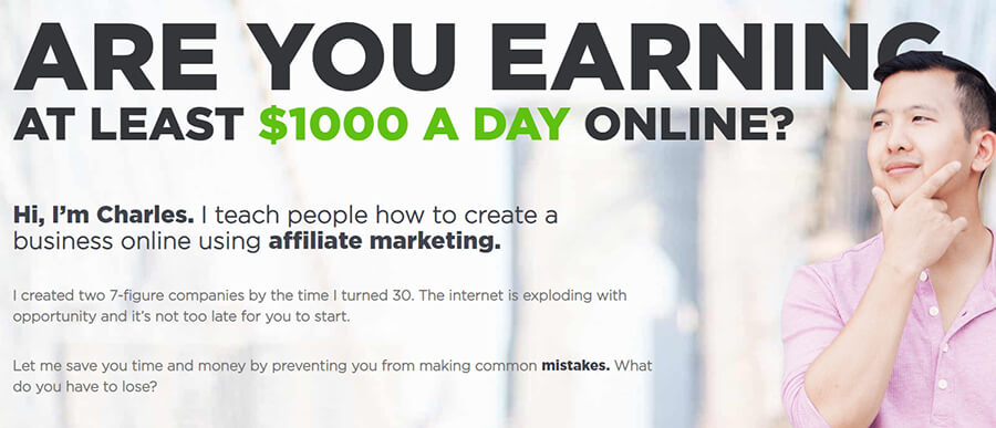 Idée de site Web - un blog de marketing d'affiliation.