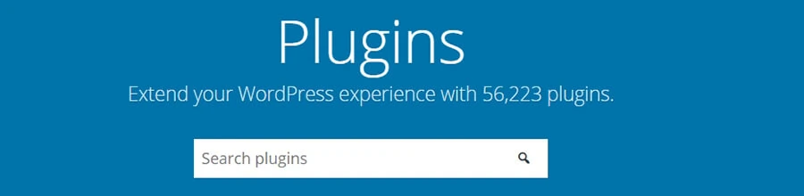 The WordPress plugin repository.