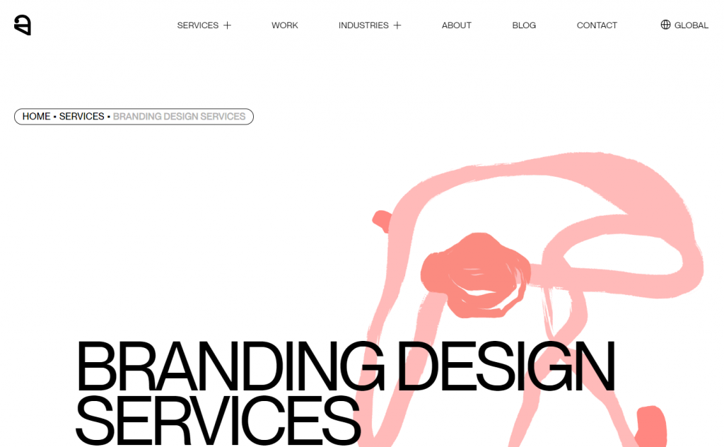 Ester's individual branding design services page
