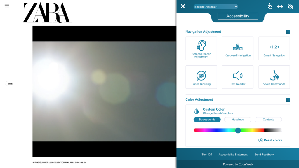 An example of accessibility remediation tool