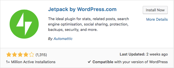 Jetpack plugin