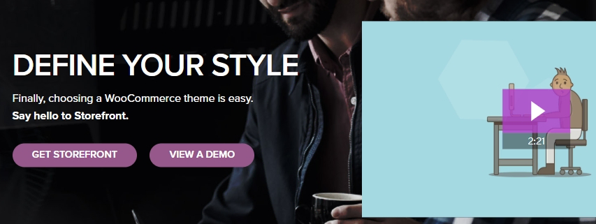 The Storefront WooCommerce theme.