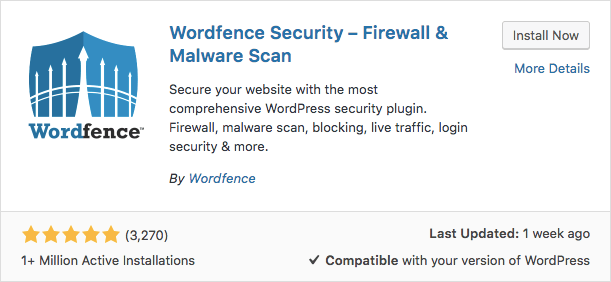 Wordfence plugin