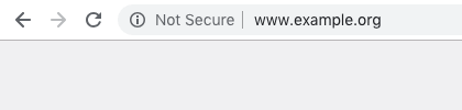 Avertissement non sécurisé dans Google Chrome en raison de l'absence de SSL