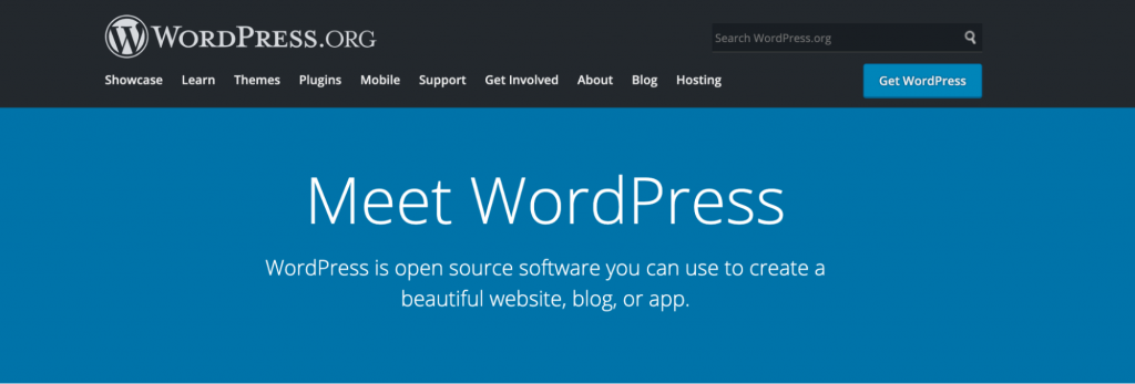 Wordpress landing page 