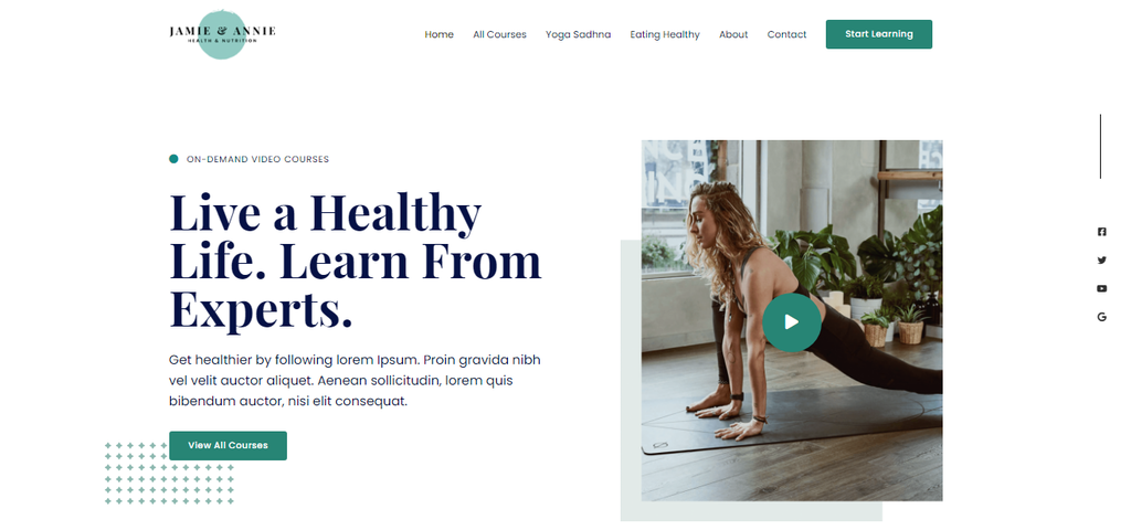 HEALTHY EATING Responsive Niche Website Business For Sale Free Installation 
