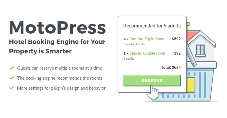 motopress hotel wordpress booking plugin