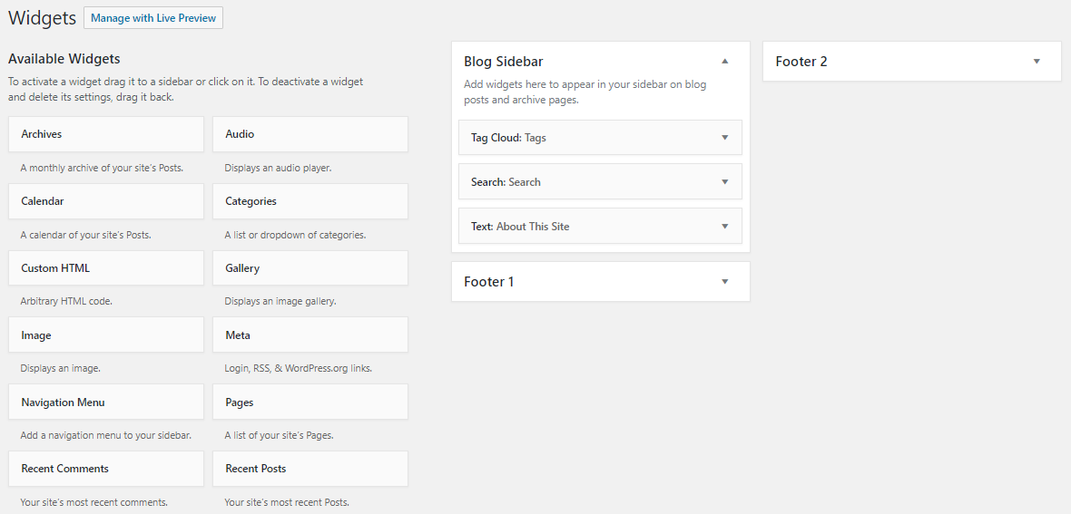 Show WordPress tags in Tag Cloud Widget