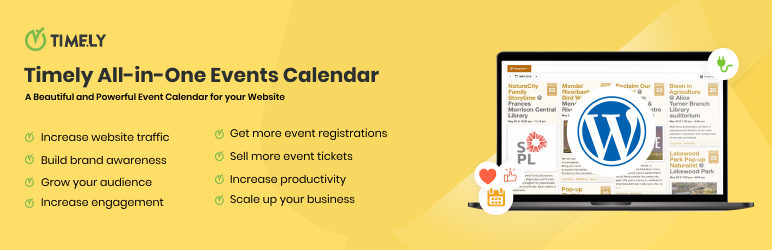 Timely All-In-One Events Calendar plugin banner