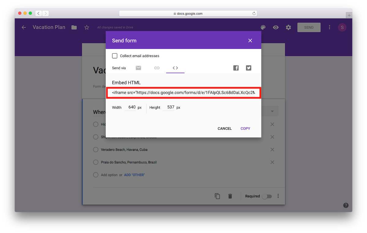 How To Embed Google Form