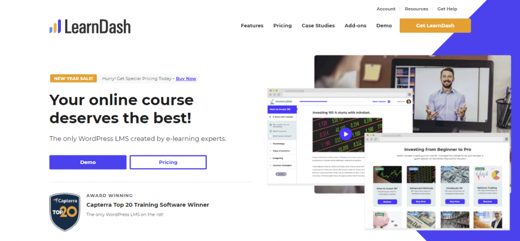 LearnDash homepage