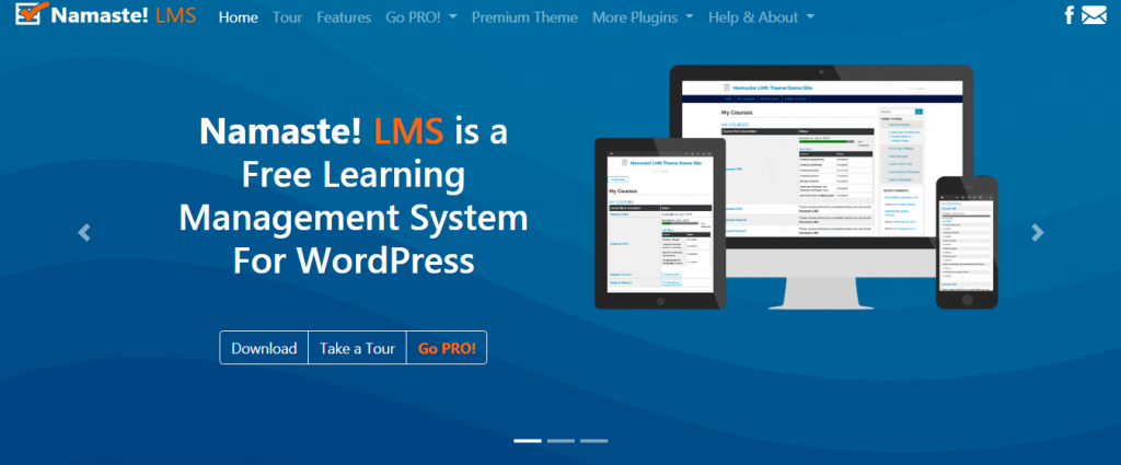 Namaste WordPress LMS Plugin Banner