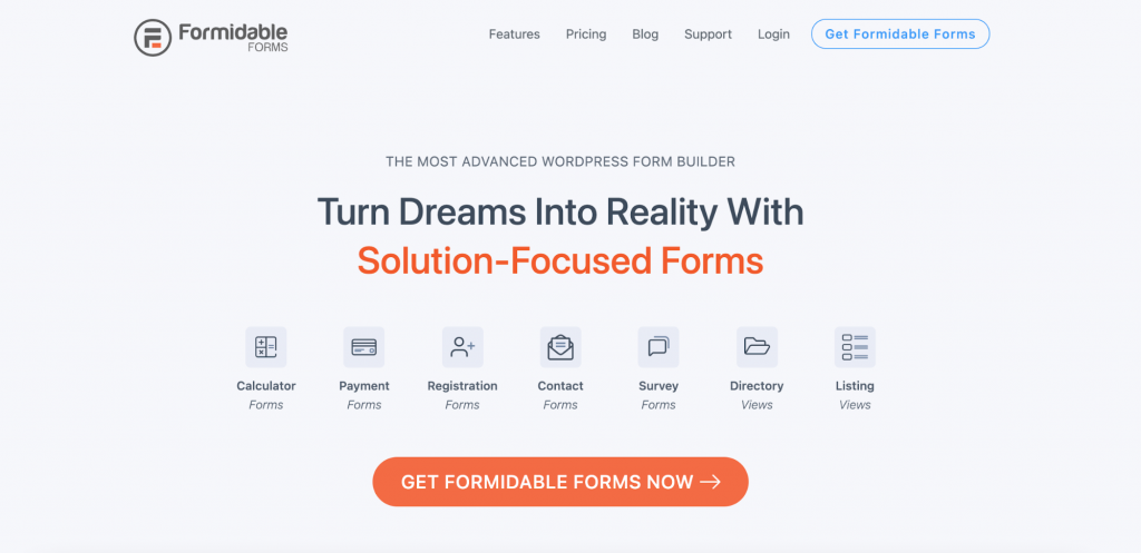 Formindable Forms WordPress Plugins
