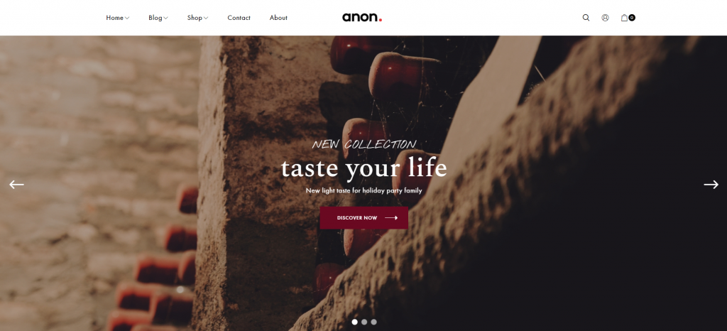 Anon WordPress WooCommerce Theme