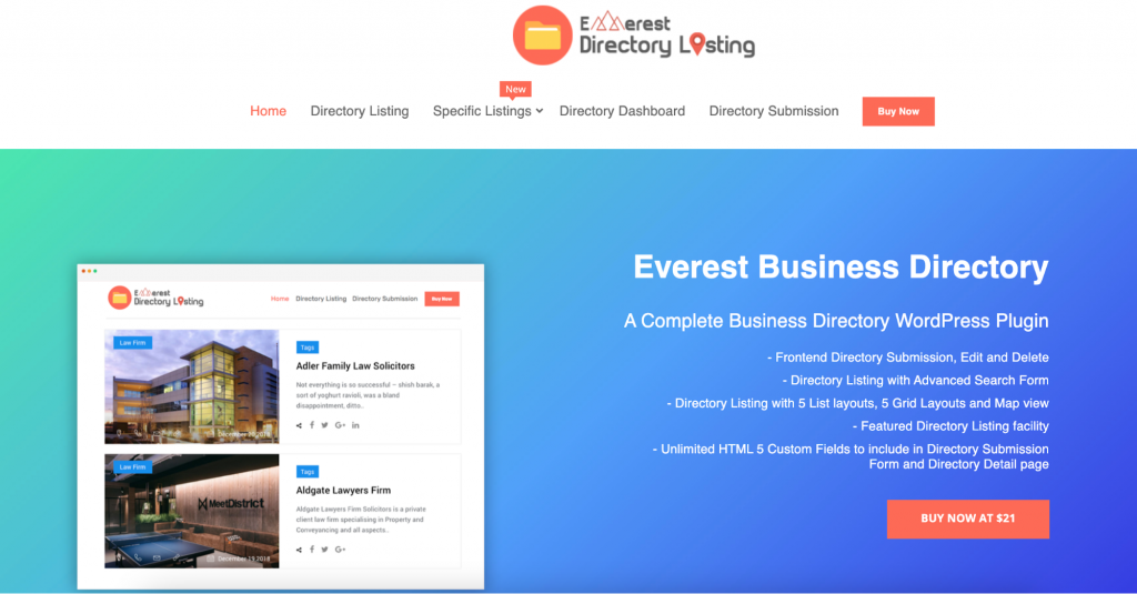 Everest Directory WordPress Plugins